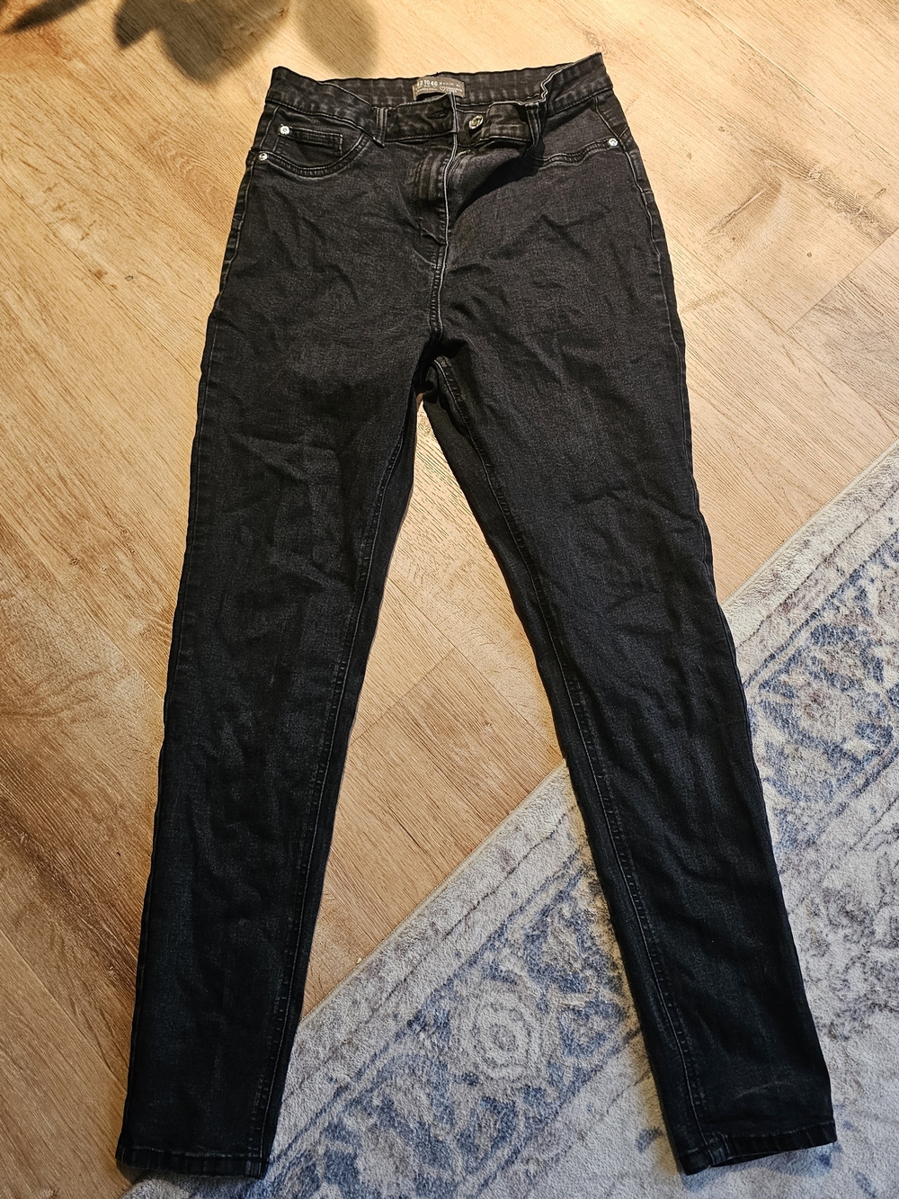 Womens Primark Cares Denim Co Jeans Size 10 Us Black  Pants Casual Dress Office